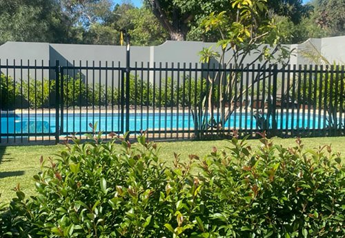 Pool fencing installation