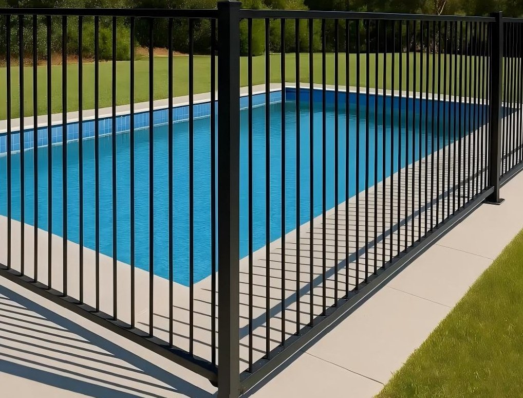 Pool fencing installation