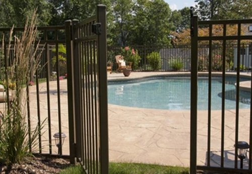 Pool fencing installation